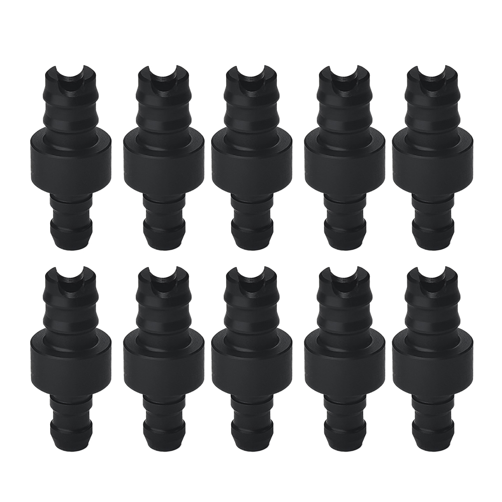 Kitchen Appliances Youtube - 10 Stück schwarze Kunststoff-Milchschlauchverbinder für Melitta