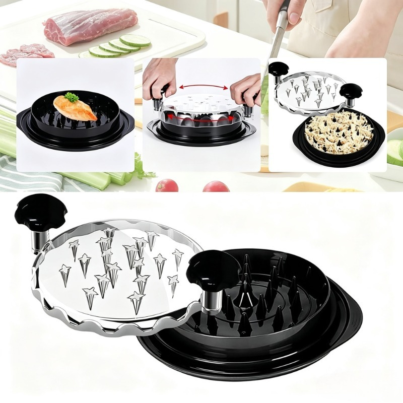 Food Processor Large - Handliches, robustes Fleischzerkleinerungsgerät mit Griff –