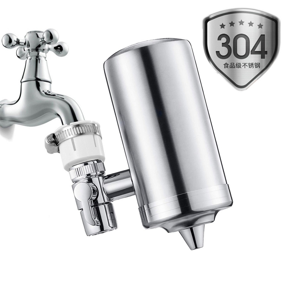 Kitchen Appliances And Utensils - Wasserhahn-Filter aus 304 Edelstahl, Wasserreiniger mit