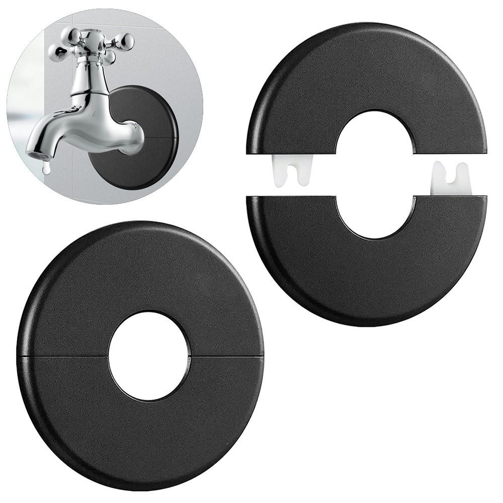 Kitchen Appliances White - Runde Wasserhahn dekorative Abdeckung Bad Dusche
