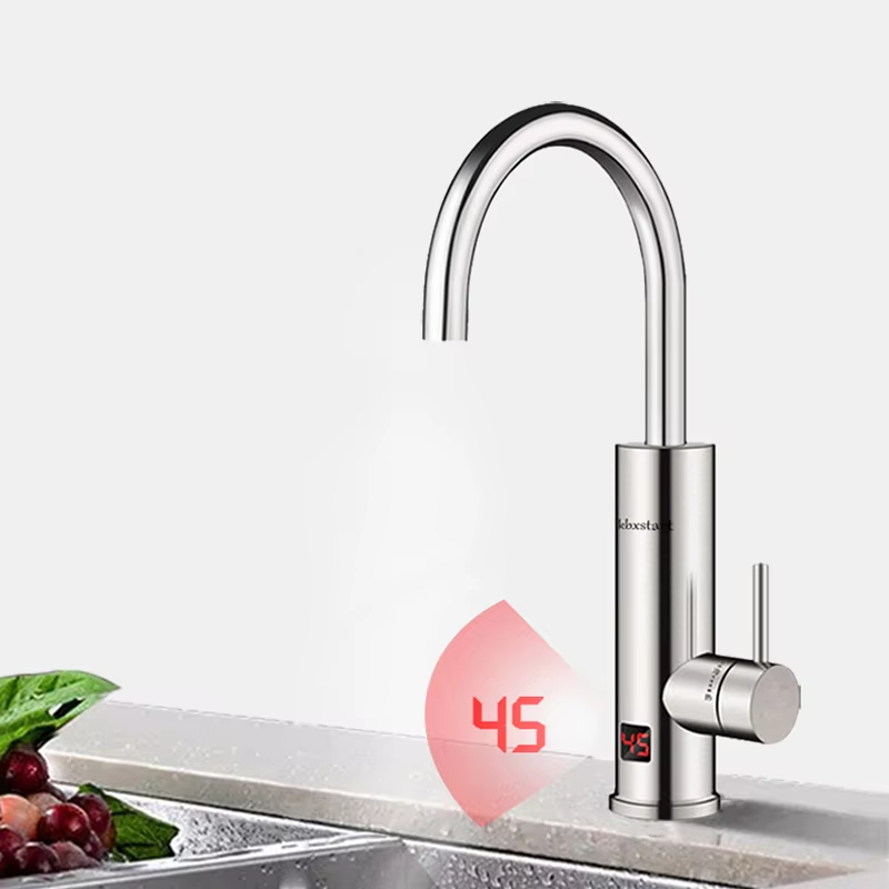 Kitchen Appliances And Utensils - 3000W 220V Elektrischer Durchlauferhitzer-Wasserhahn aus Edelstahl