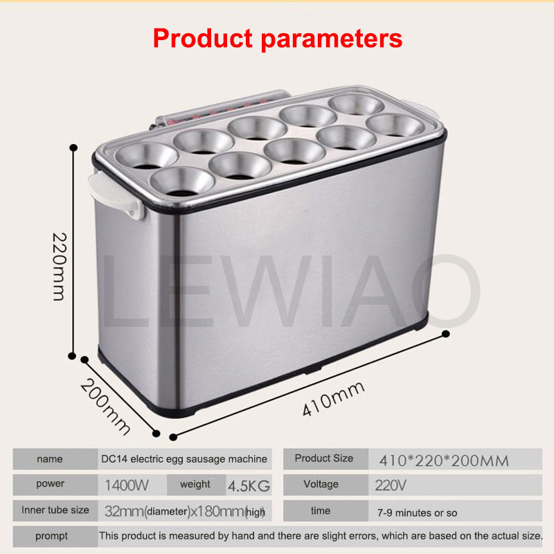 Kitchen Appliances Youtube - Automatische Rising Egg Wurst Maker Snack