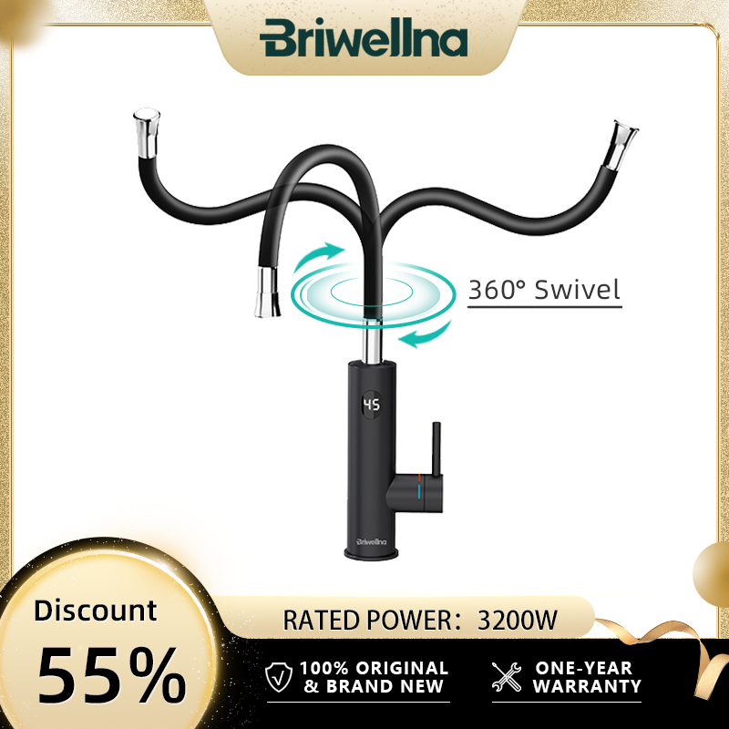 Kitchen Appliances And Utensils - Briwellna Elektrischer Warmwasserbereiter, 220 V, 2-in-1-Küchenarmatur,