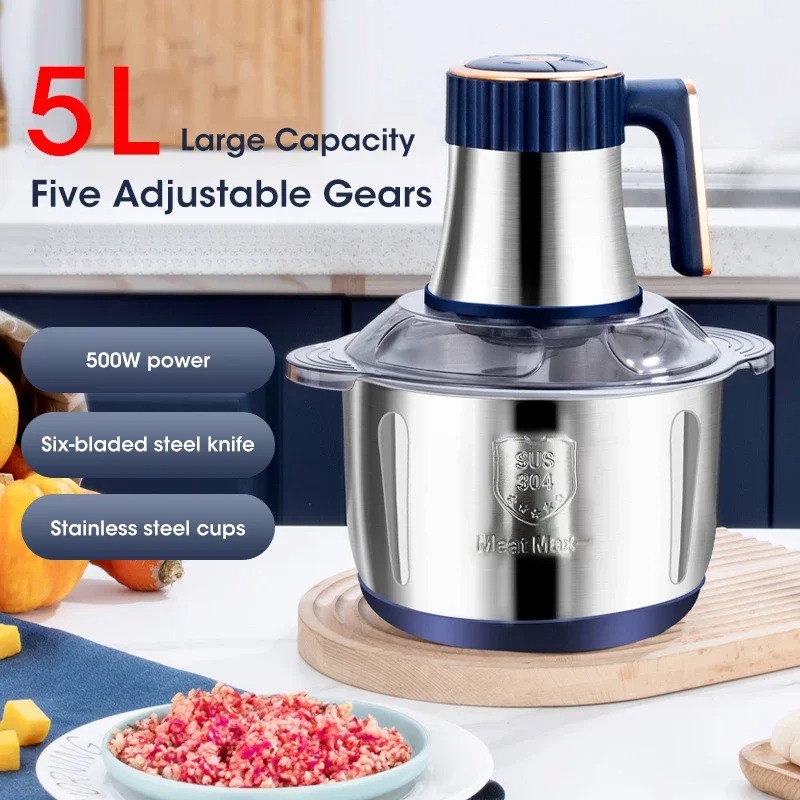 5L Elektrische Fleischmühle mi – Food Processor Large Bewertung und Preis